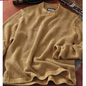 Butterscotch Crew Neck Sweater By 32 Bar Blues